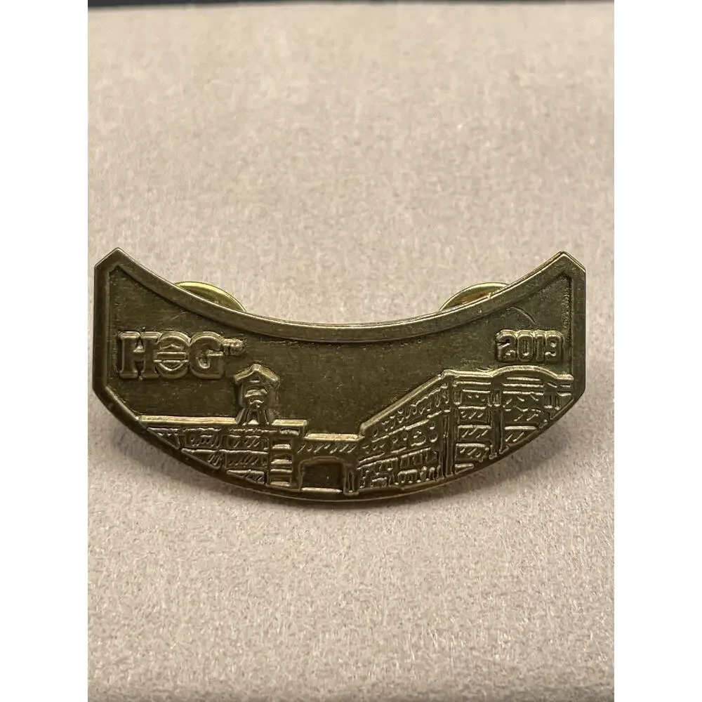 2019 HOG Harley Davidson Owners Group Pin Rocker Badge‎ Wings HD Metal